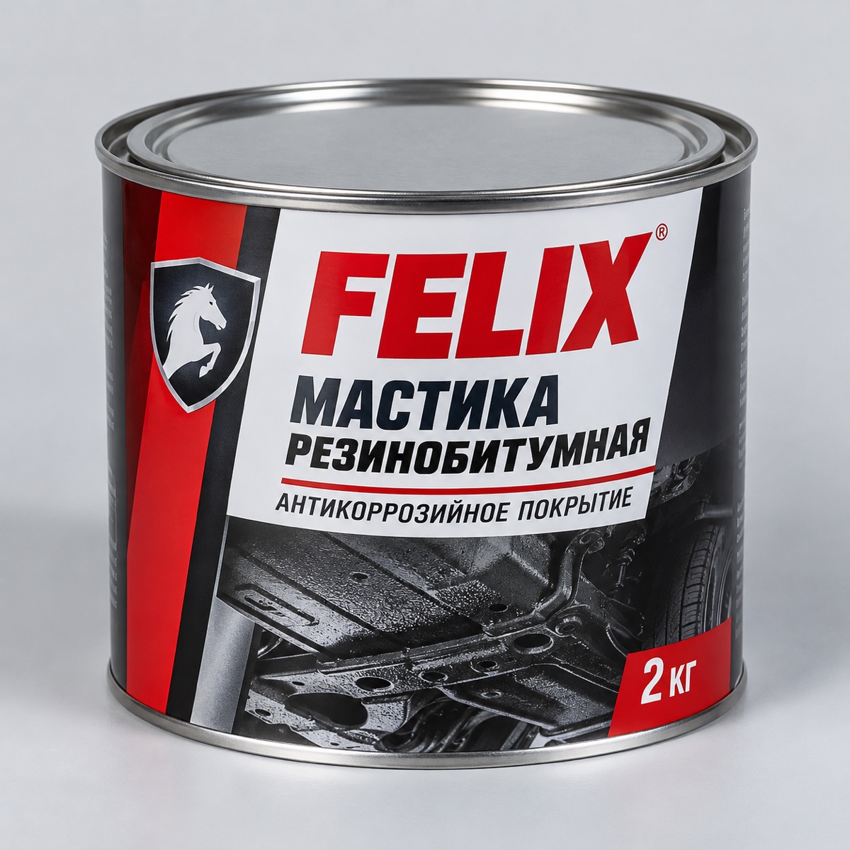 Антикорозийное покрытие Мастика резинобитумная феликс 2 кг