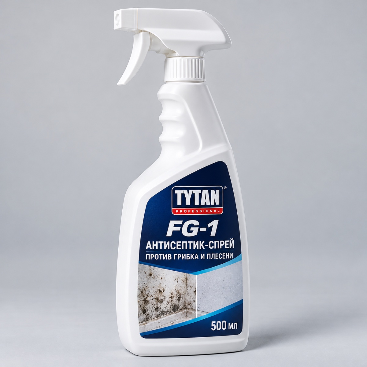 АНТИСЕПТИК-СПРЕЙ ПРОТИВ ГРИБКА И ПЛЕСЕНИ FG-1  500 МЛ (6) "TYTAN PROFESSIONAL", шт