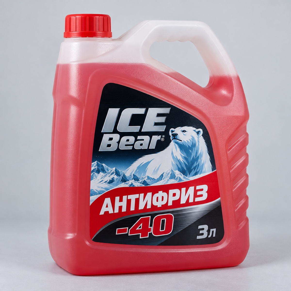 Антифриз ICE Bear -40 красный 3л