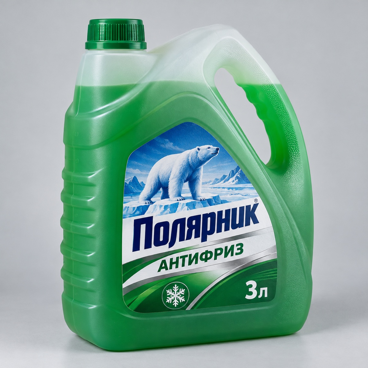 Антифриз Полярник зеленый 3л