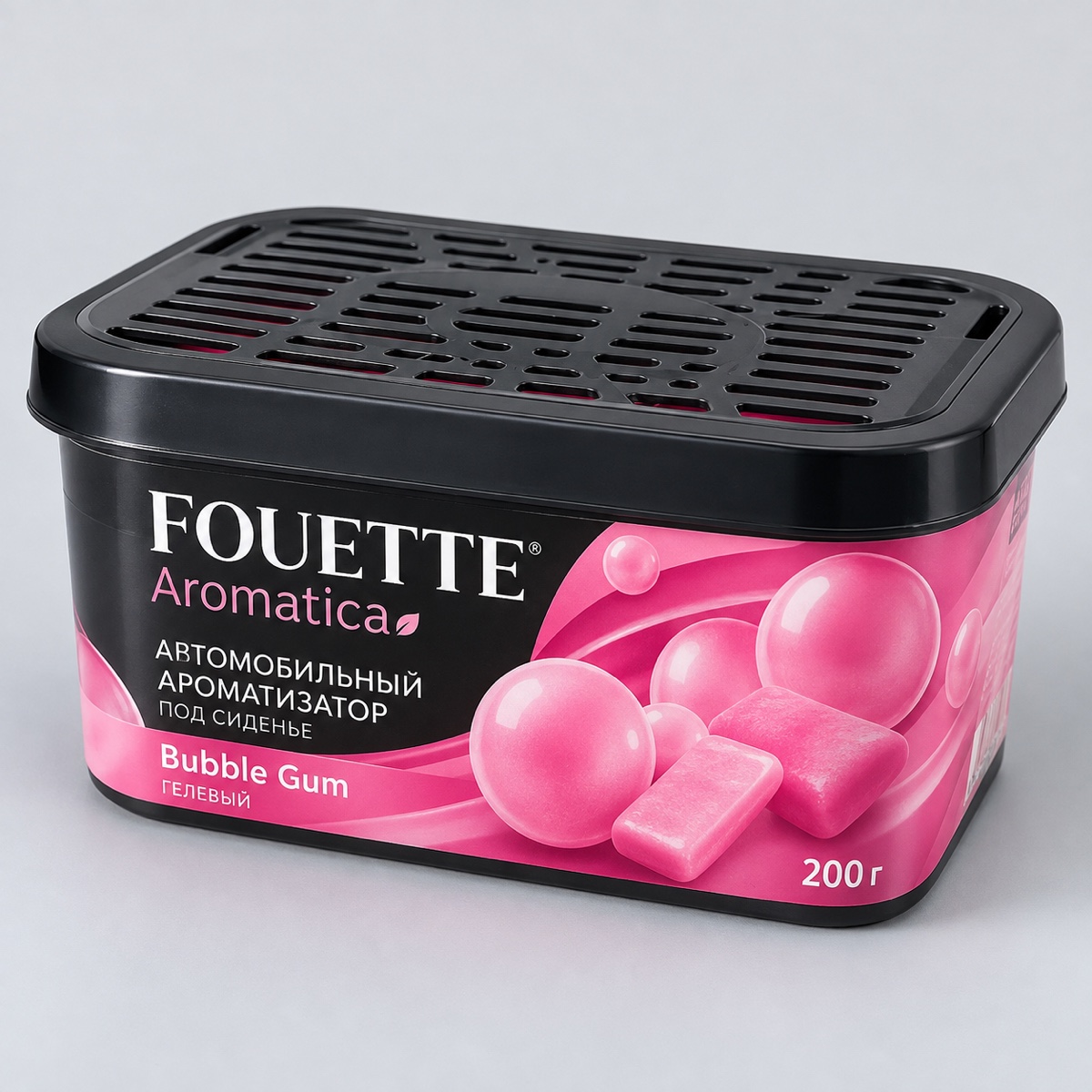 ароматизатор FOUETTE Aromatica под сиденье 200г bubble  gum гелевый AR-8