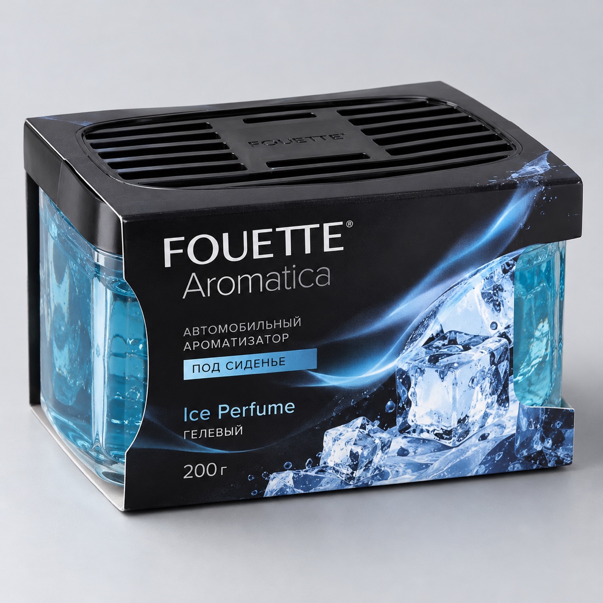 Ароматизатор FOUETTE Aromatica под сиденье 200г ice perfume гелевый