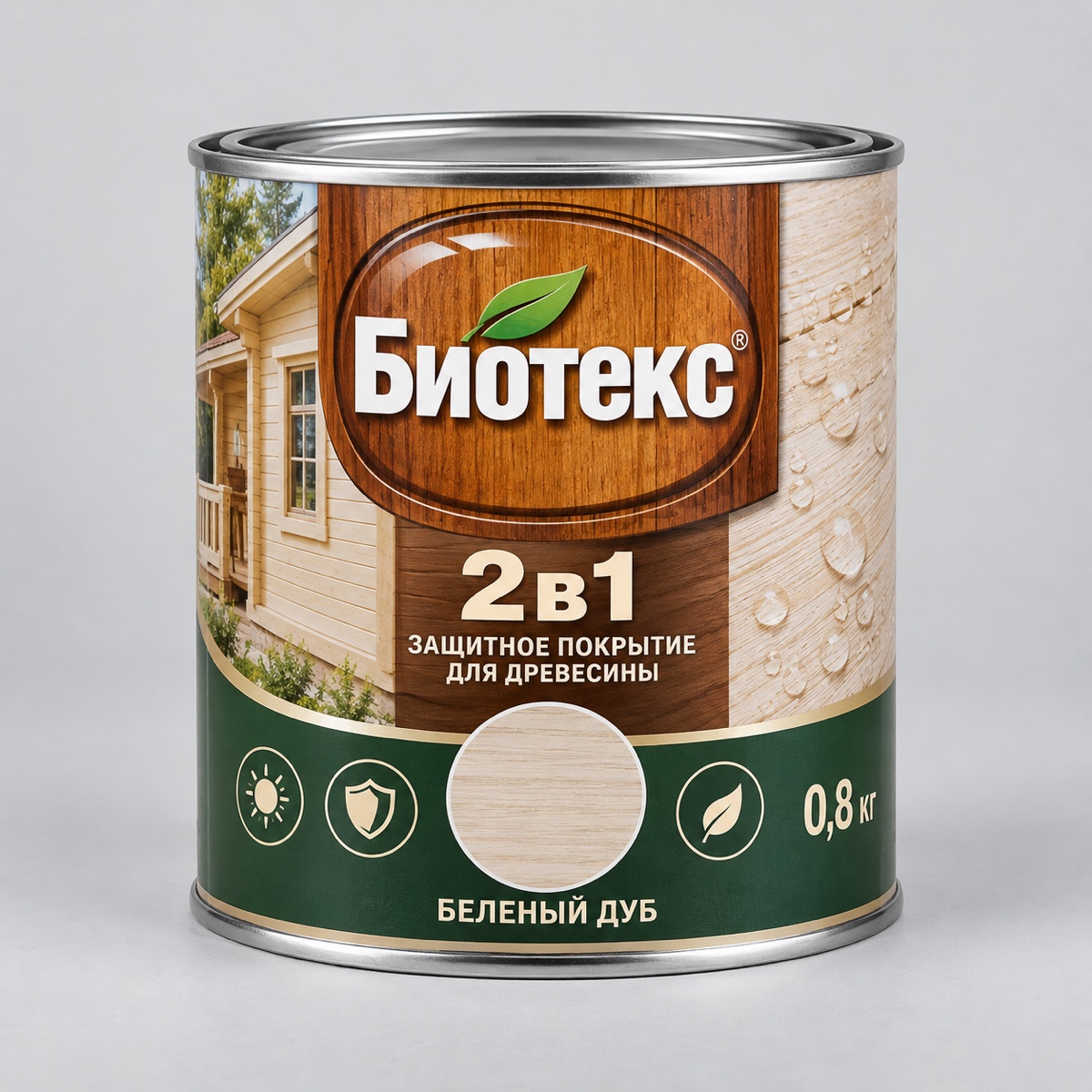 Биотекс 2в1 беленый дуб 0,8 кг